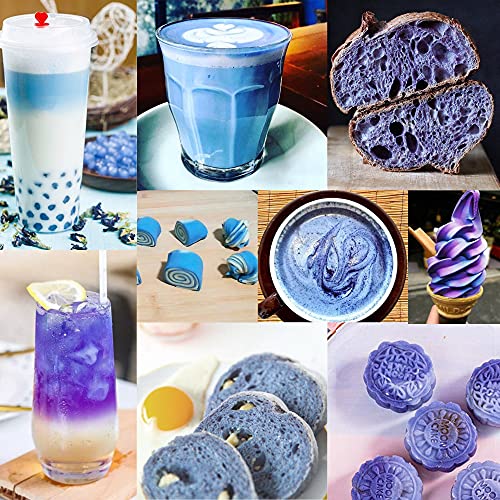 Blue Matcha Butterfly Pea Powder 8 Oz (8 Ounce)
