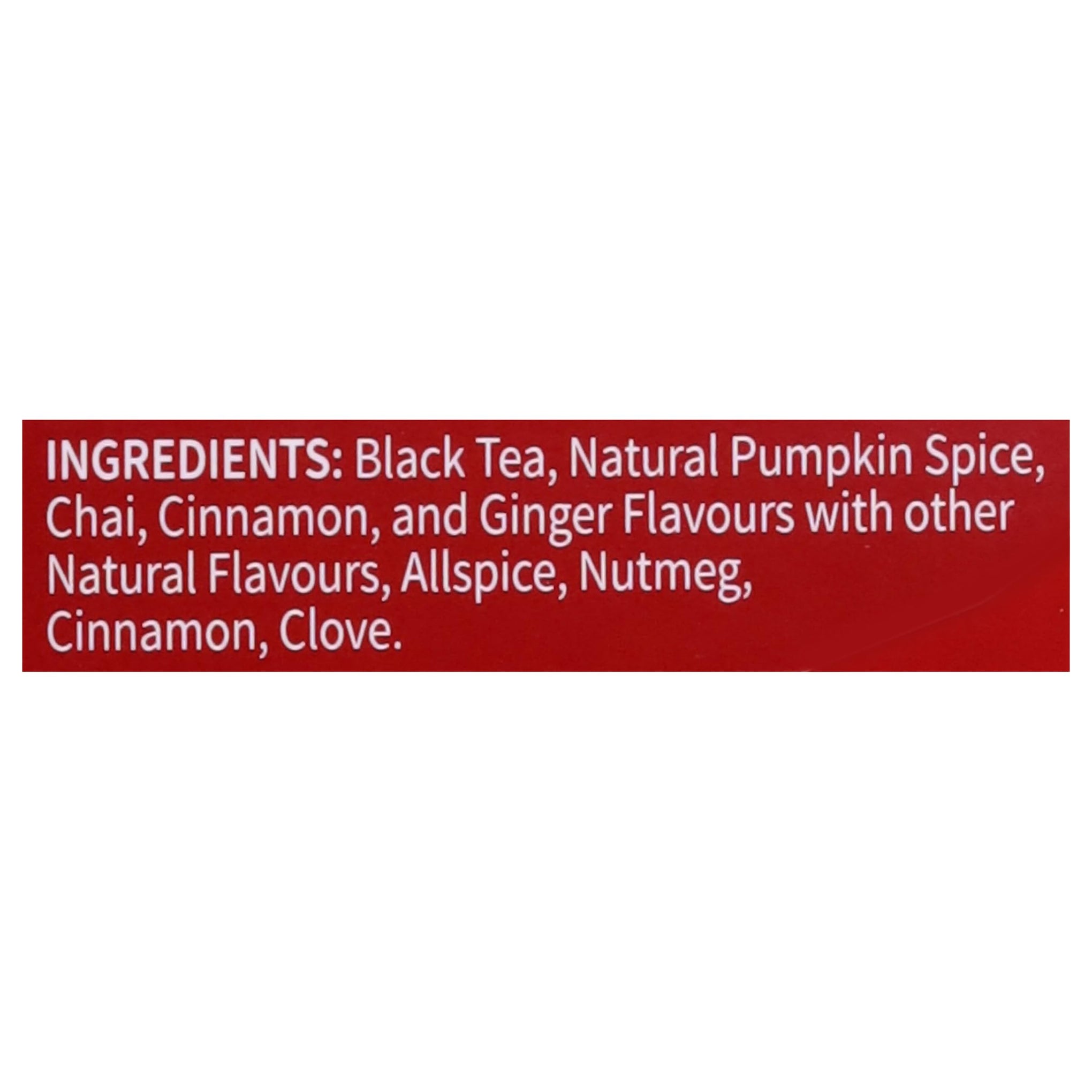 Pumpkin Spice Chai Black Spicy Tea Bags (120 Count)