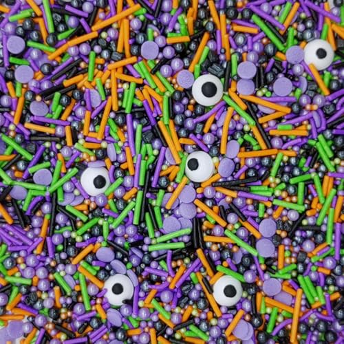 Halloween Sprinkles Monster Theme Eyes Cake Decorations Topper Edible Themed Sprinkles For Cookie Decorating