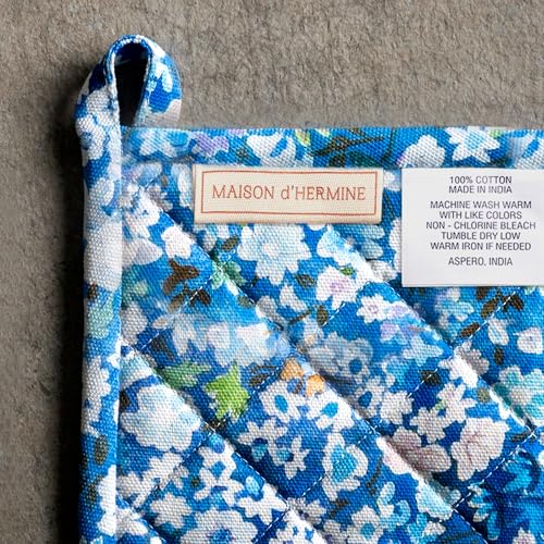 100% Cotton Oven Mitt & Pot Holder Set (2 Count)