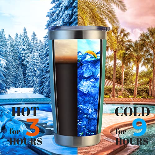 20oz Stainless Steel Tumbler Bulk with Lid (8 Count)