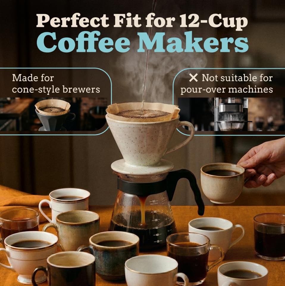 4 Cone Coffee Filter (300 Count)