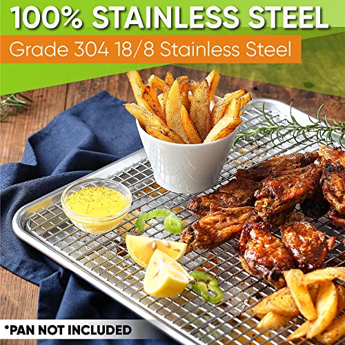 11.5" x 16.5" Stainless Steel Cooling Rack for Cooking & Baking