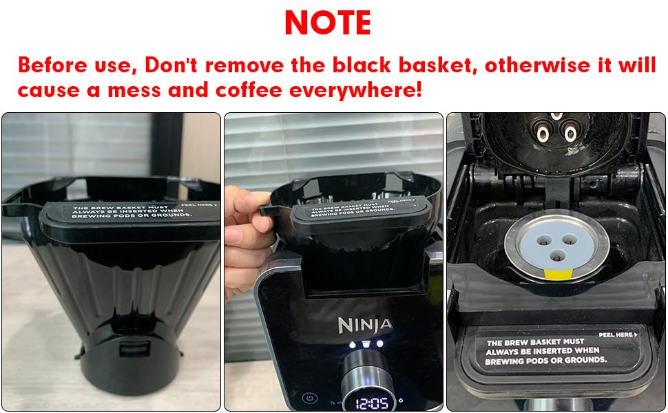 Stainless Steel Reusable K Cups Compatible with Ninja Coffee Upgrade2 Pack K Cups Reusable Coffee Pods Fit Ninja CFP201 CFP305 CFP307 CFP400 Not Fit 1 Hole and 5Hole (2 Count)
