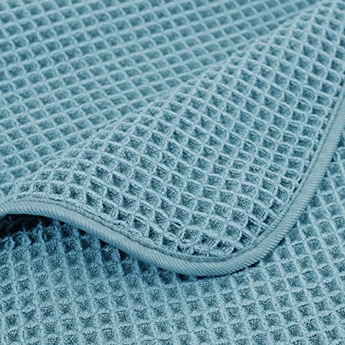 430 GSM Poly Blend Microfiber Quick Dry Waffle Bath Towel (4 Count)