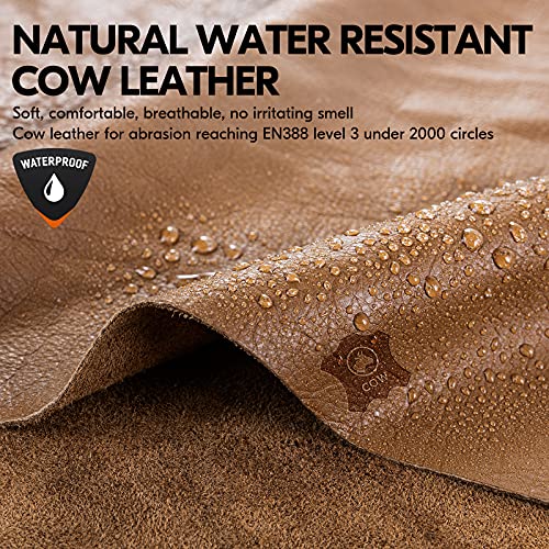 Unlined Full Leather Work Gloves