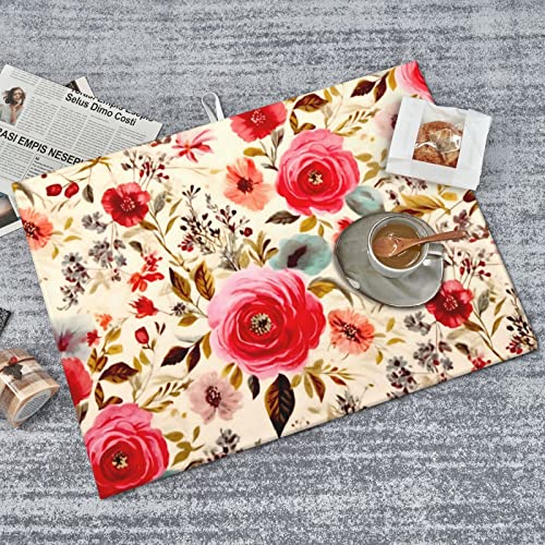 Large Dish Drying Mats For Kitchen Counter Microfiber Kitchen Drying Mat XL Draining Pad Absorbent Quick Drying Dish Mat 18x24 Inch