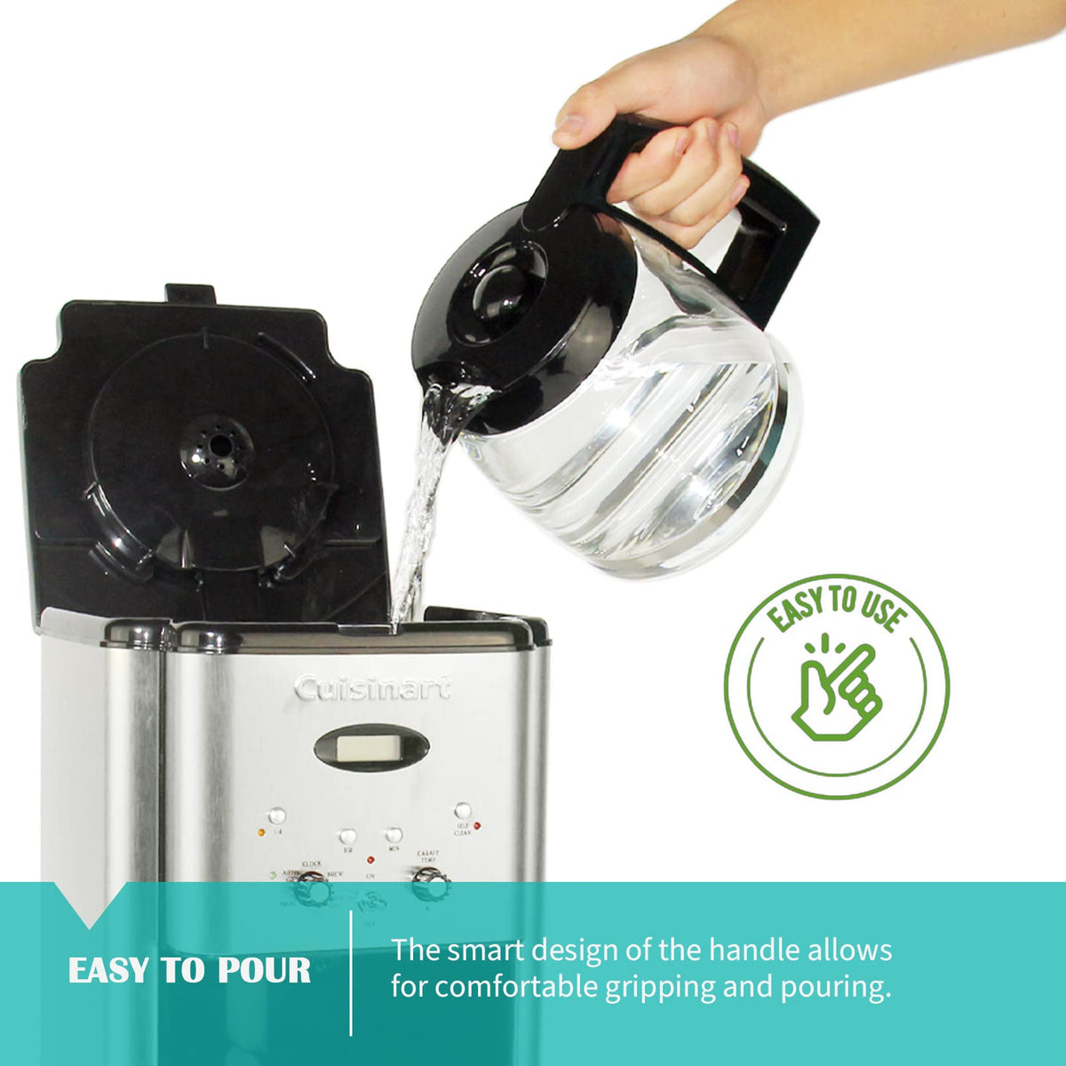 Replacement carafe with removable lid