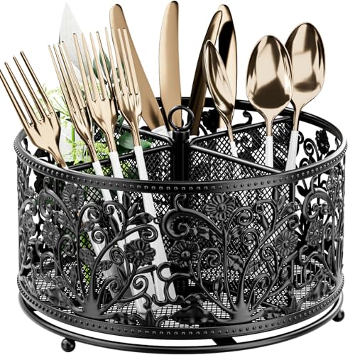 360° Rotating Flatware Caddy