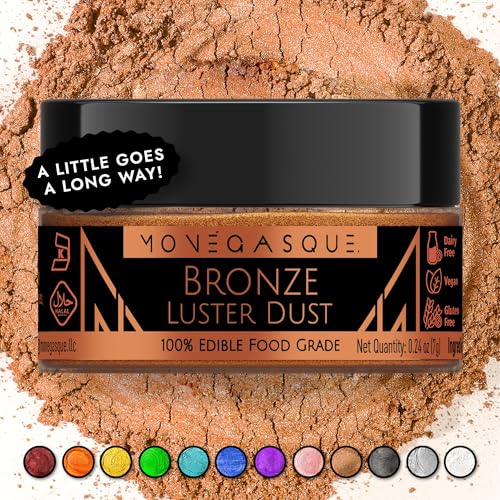 Bronze Edible Glitter for Drinks & Cakes