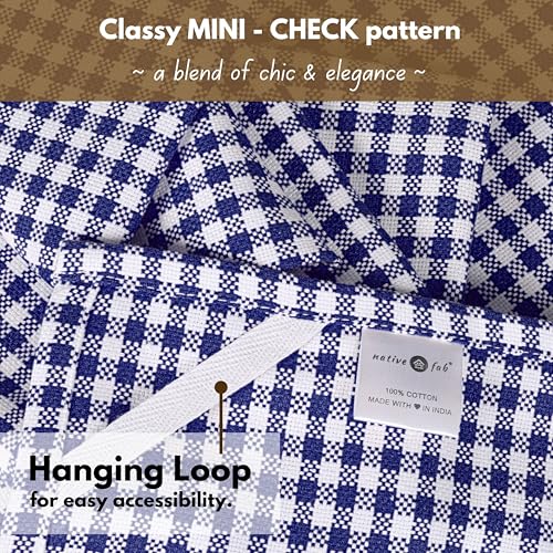 Gingham Dish Towels 16x26 inches Set of 4