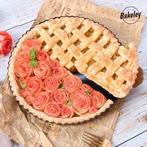10 Inch Round Tart Pan with Loose Removable Bottom