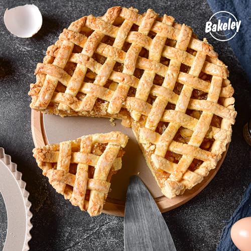 9 Inch Round Tart Pan with Loose Removable Bottom
