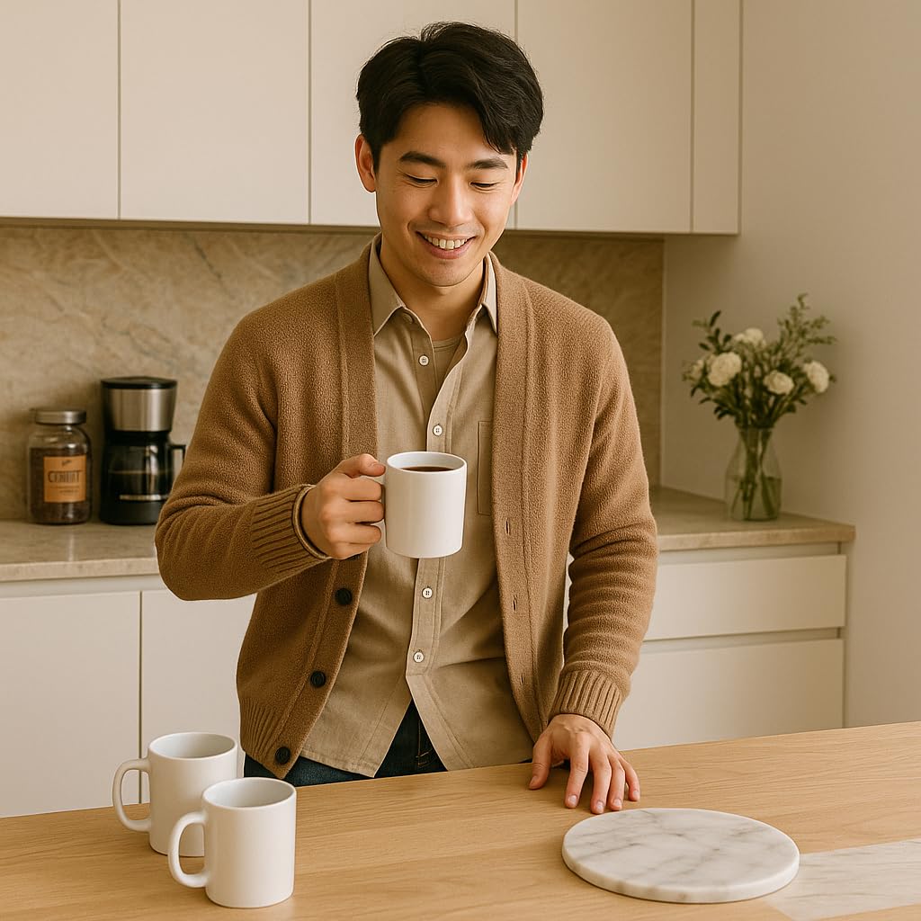 Stoneware coffee mug that is dishwasher safe
