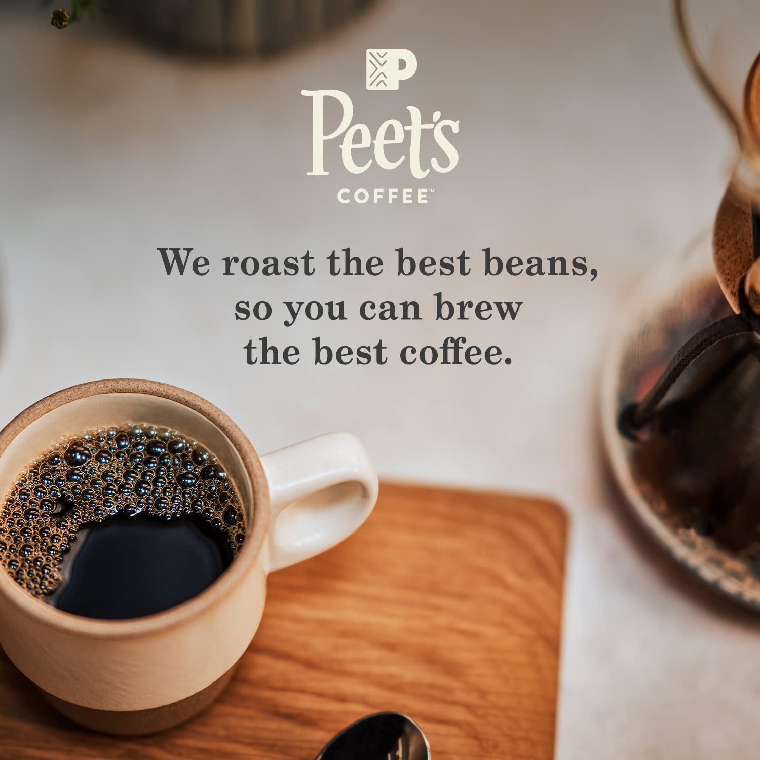 Peet's Coffee, Dark Roast K-Cup Pods for Keurig Brewers - Major Dickason's Blend 60 Count (6 Boxes of 10 K-Cup Pods) (Pack of 2)