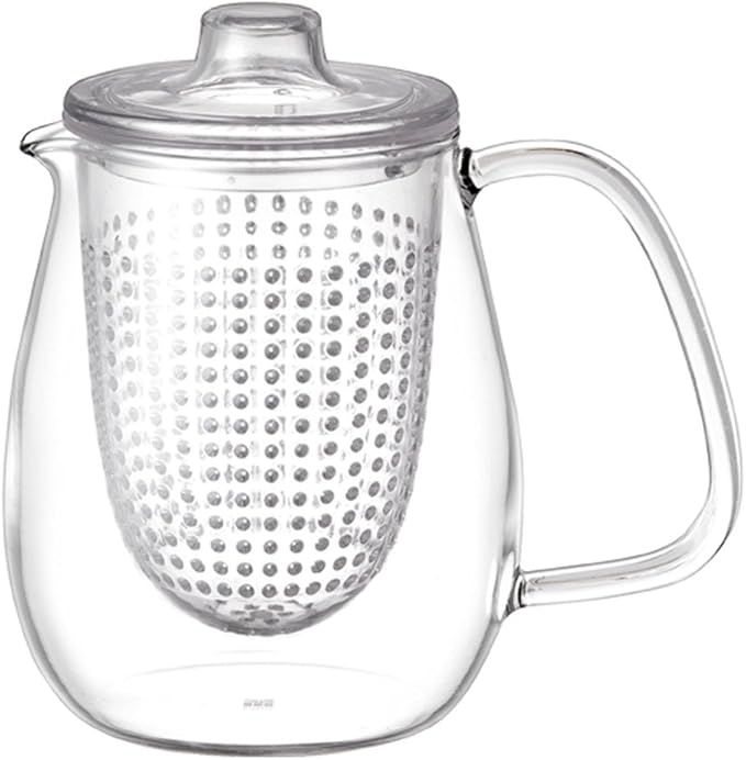 KINTO 22910 UNITEA Teapot, 24.0 fl oz (680 ml), Plastic, Dishwasher Safe, Heat-resistant Glass