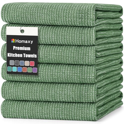 380 GSM Cotton Premium Kitchen Towels 6 Pack (6 Count)