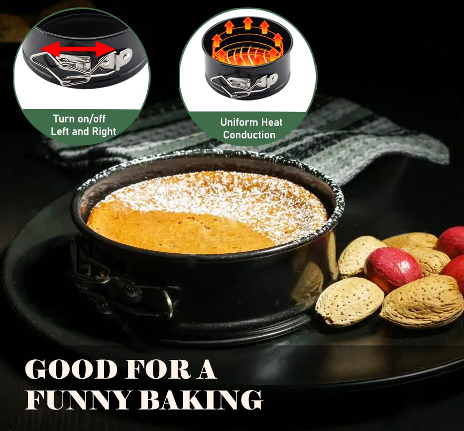 4 Pack Springform Pan Set 4