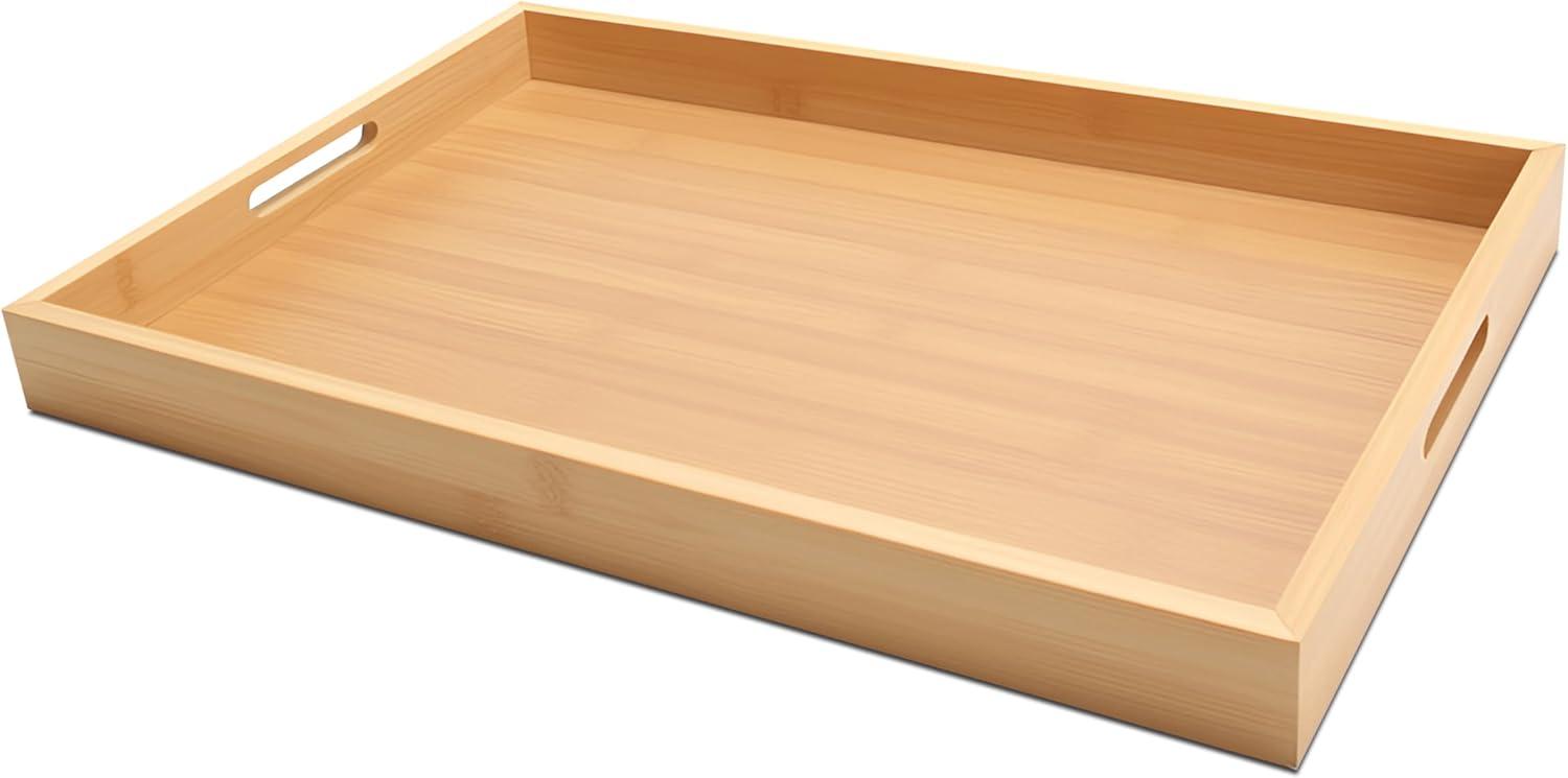 Serving Tray with Handles, 17