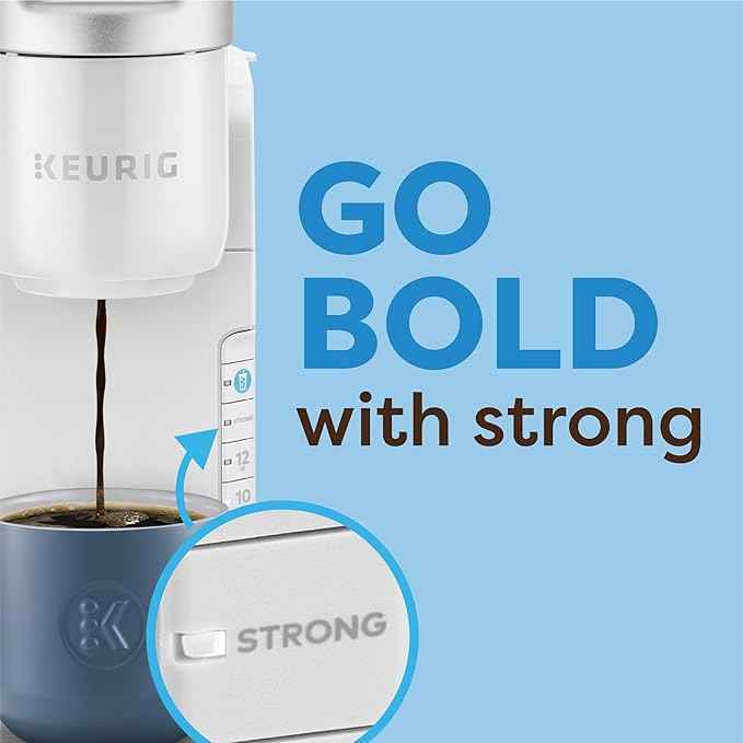 Keurig K-Iced Coffee Maker, Single Serve K-Cup Pod Iced Coffee Maker, With Hot and Cold Coffee Capabilities, Brews Any K-Cup Pod, White