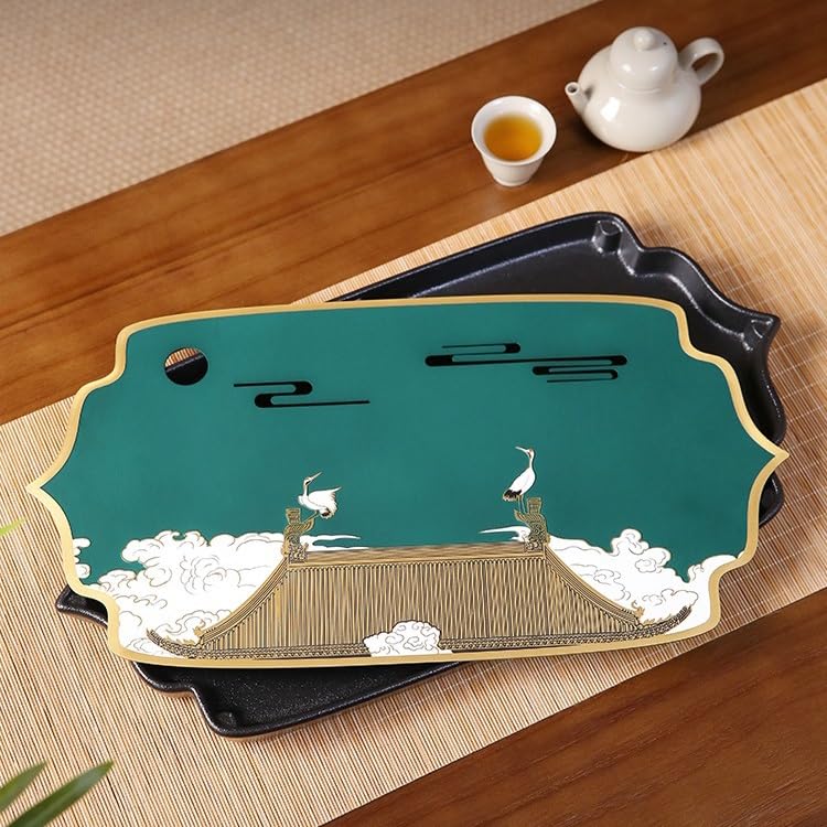 Tea Set Chinese Style Water Storage Copper Tea Tray Home Dry Brewing Table