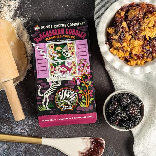 Blackberry Cobbler Flavored Coffee Beans (12 Ounce)