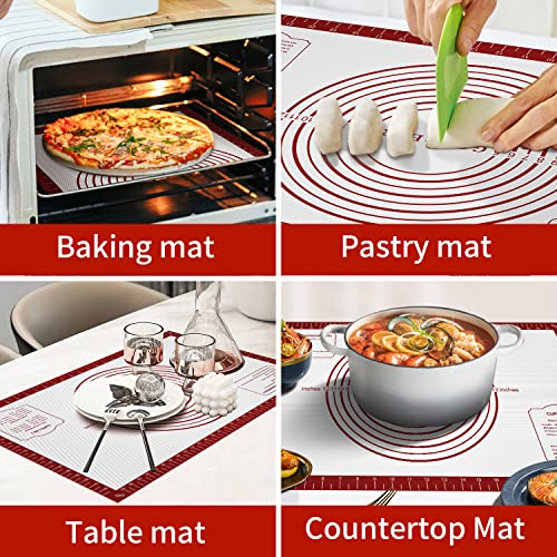 Non Stick Pastry Mat for Rolling Dough Fondant Pie Crust