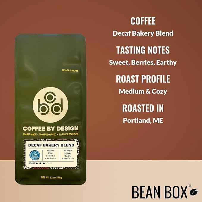 Bean Box Coffee Sampler - Decaf Roast, 3-Pack, Freshly Ground, Gourmet Coffee