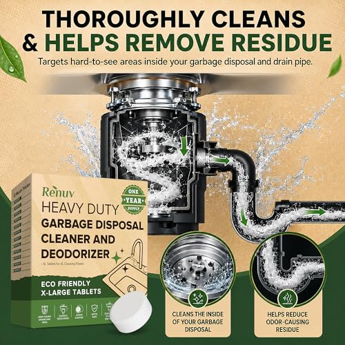 Dishwasher Cleaner + Garbage Disposal Cleaner (24 Count)