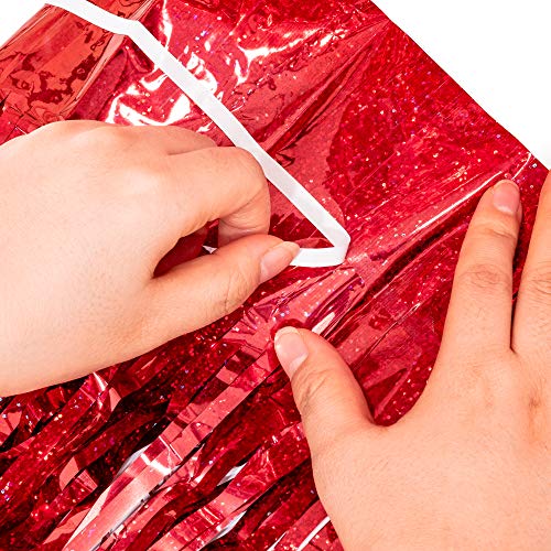 Foil Fringe Curtains (2 Count)