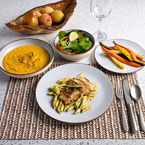 Contempo Classic Double Bowl Dinnerware Set