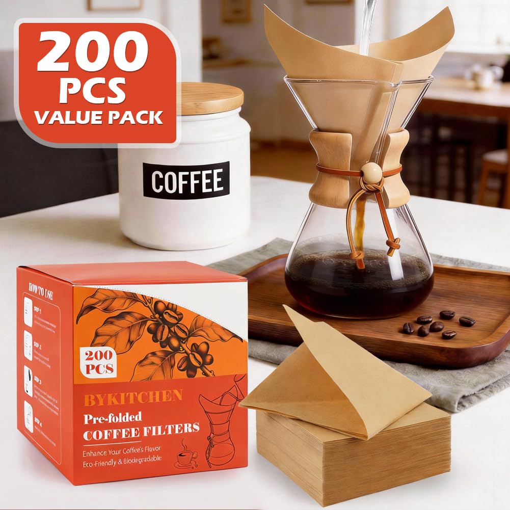 Thick paper pour over filters for cone brewers