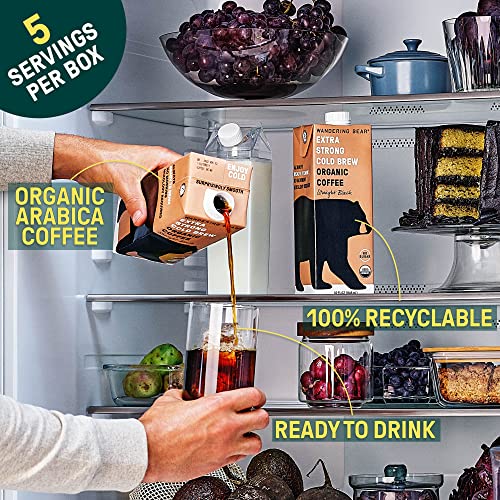 Organic Straight Black Cold Brew Coffee (96 Fl Oz)
