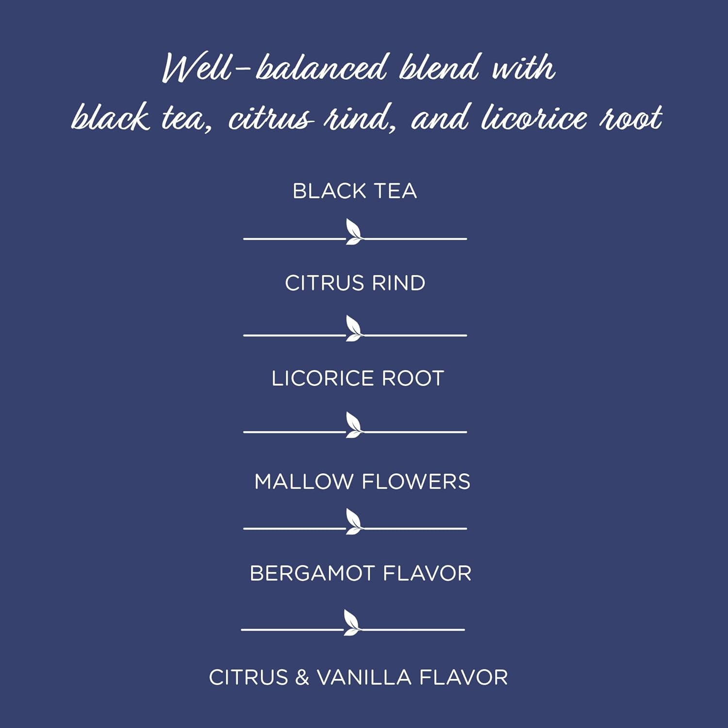 The Tea Spot Earl of Grey Black Tea with Citrus for Energy | Blend of Black Tea, Citrus Root, Mallow Flowers, Bergamot, Citrus and Vanilla Flavoring | 15 Tea Bags