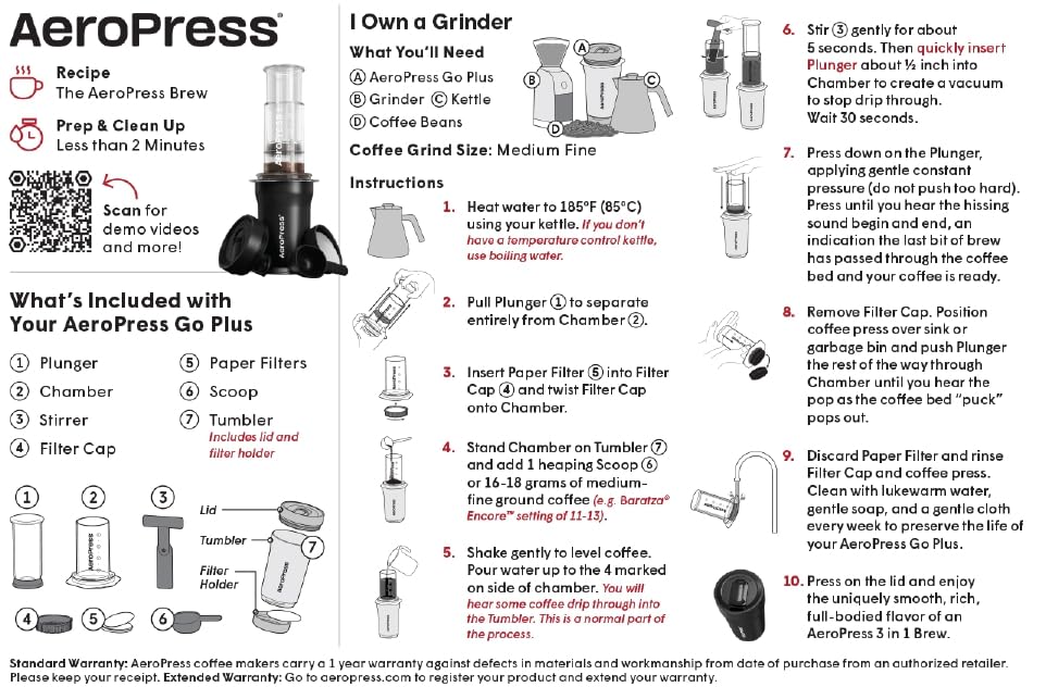 Go Plus Portable Coffee Maker Kit