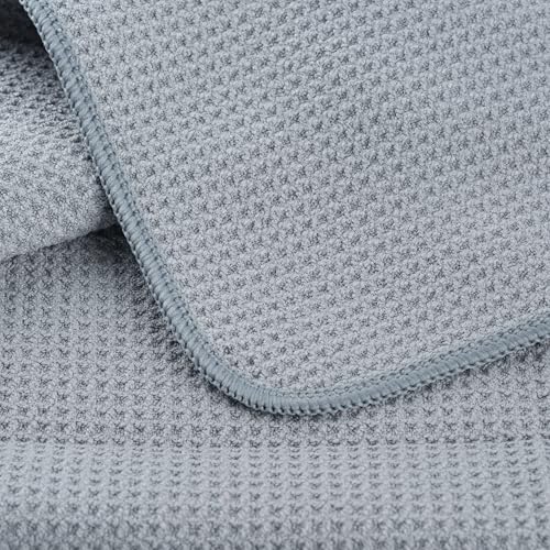 340 GSM Microfiber Waffle Kitchen Dish Tea Towel (12 Count)