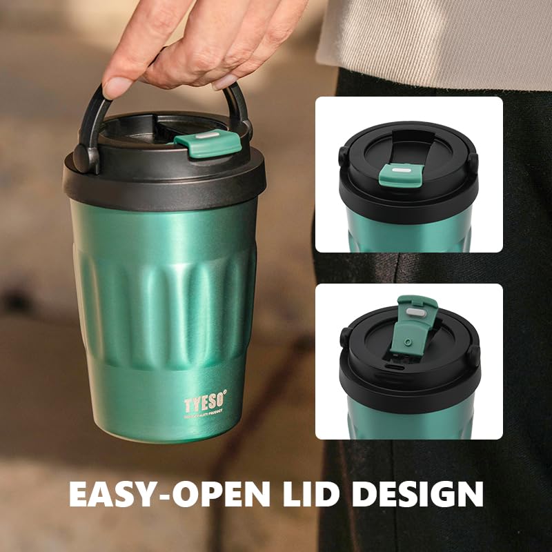 Stainless Steel Portable Tumbler with Flip Lid