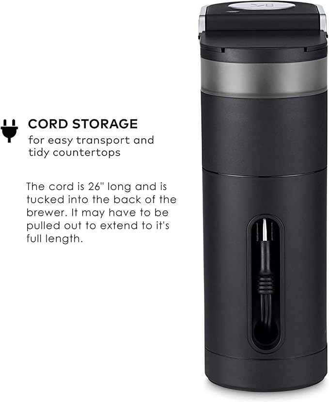Keurig K-Mini Single Serve K-Cup Pod Coffee Maker, 6 to 12oz Brew size, with Cord Storage, Perfect for Small Spaces, Black