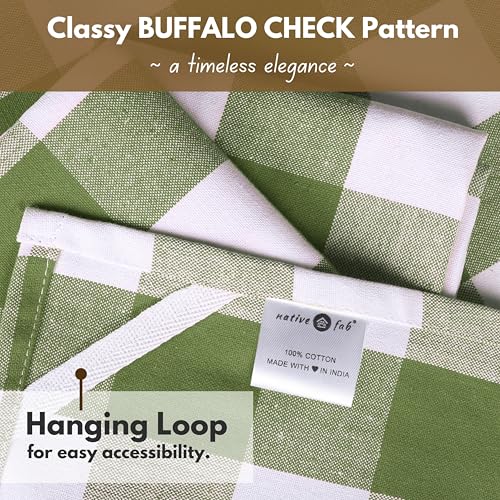 Buffalo Check Kitchen Dish Towels (12 Count)