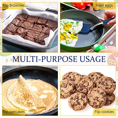 2 Pcs Mini Silicone Cookie Brownie Spatula (2 Count)