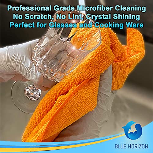 Orange Large Microfiber Cleaning Towels (36 Count)