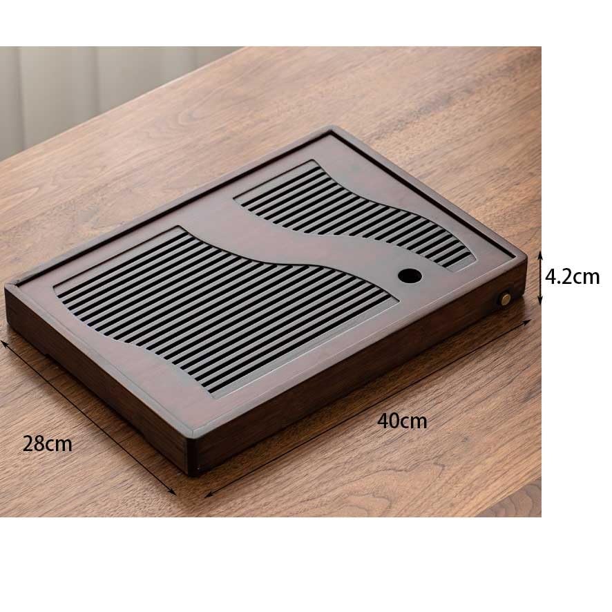Tea Set Tea Tray Drainage Tray Kung Fu Tea Set Small Tea Table Home Office Water Storage Tea Sea Dry Tea Sea Chinese Tea Set