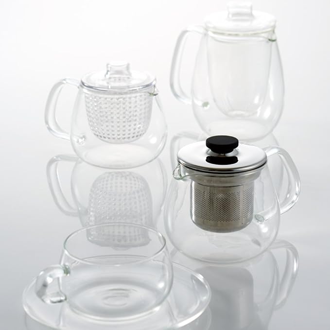 KINTO UNITEA 22909 Teapot, 15.2 fl oz (450 ml), Plastic, Dishwasher Safe, Heat Resistant Glass