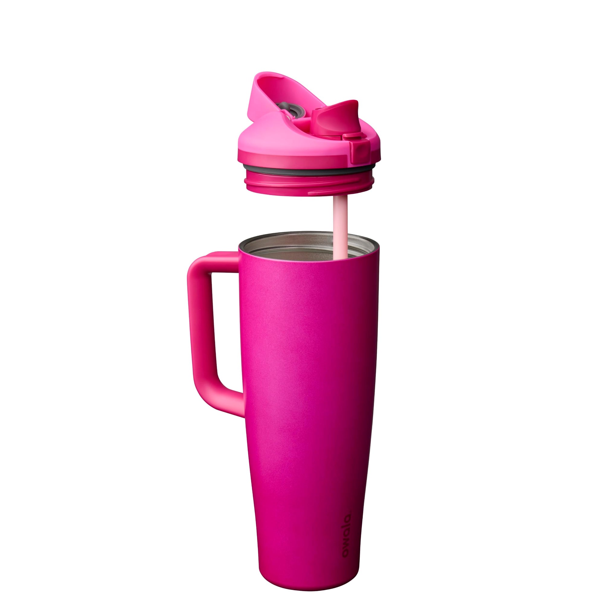 FreeSip Tumbler Stainless Steel Water Bottle 40 oz Read My Lips
