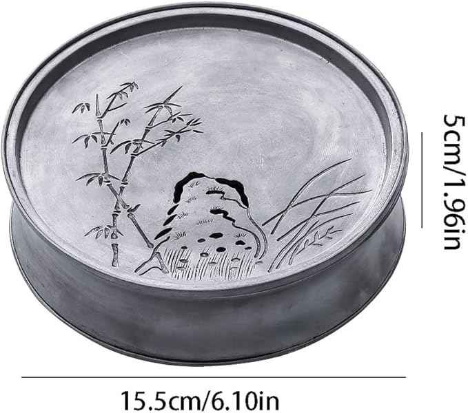 Tea Set Chinese Style Retro Household Water Storage Dry Tea Tray Small Tea Tray Tea Sea Dry Tea Tray Tea Table Creative Pattern Tray Chinese Tea Set