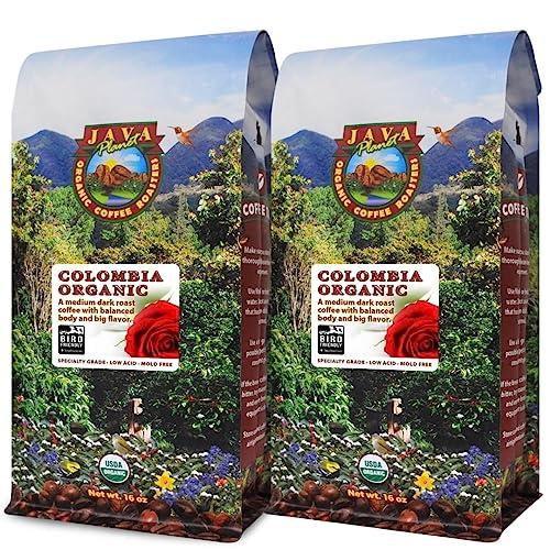 Low Acid Organic Colombian Coffee Beans (32 Ounce)