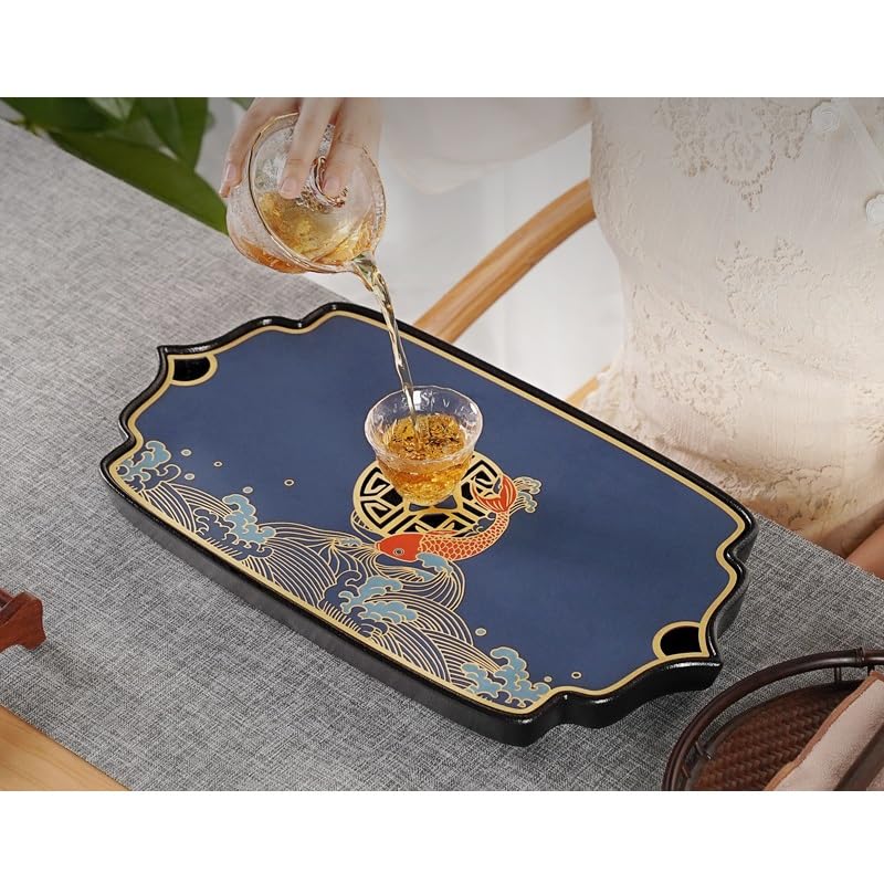 Tea Set Household Water Storage Tea Tray Indoor Ceramic Water Storage Dry Brewing Table