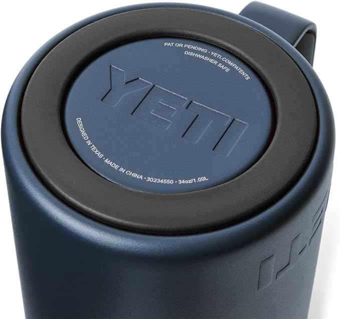 YETI Rambler 34 oz. French Press Coffee Maker, with GroundsControl Filter, Navy