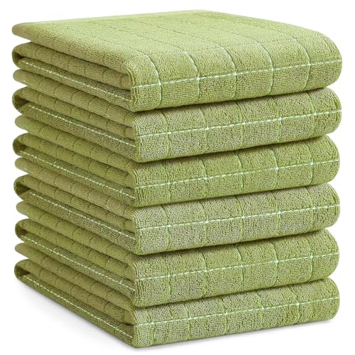 100% Cotton Terry Kitchen Towels (6 Count)