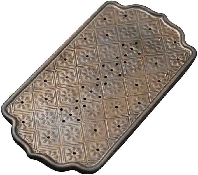 Tea Set Chinese Style Ceramic Dry Tea Table Household Tea Tray Small Water Storage Tea Tray Tea Room Tea Tray Retro Chinese Tea Set